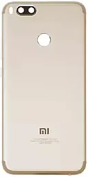 Задняя крышка корпуса Xiaomi Mi A1 / Mi5X со стеклом камеры Original Gold - фото Задняя крышка корпуса Xiaomi Mi A1 / Mi5X со стеклом камеры Original Gold