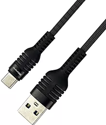 USB Кабель Mibrand MI-13 Feng 10W 2A USB Type-C Cable Black/Grey (MIDC/13TBG) - мініатюра 2