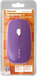 Компьютерная мышка Defender NetSprinter MM-545 (52547) Violet-White - миниатюра 4 Компьютерная мышка Defender NetSprinter MM-545 (52547) Violet-White - миниатюра 4
