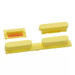 Набор внешних кнопок Apple iPhone 5C комплект 3 шт Yellow
