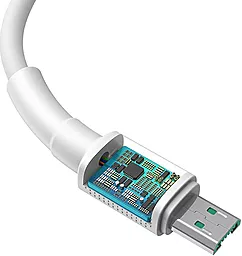Кабель Baseus Mini USB-A - micro USB 20w 4a 1м cable White (CAMSW-D) - мініатюра 4 Кабель Baseus Mini USB-A - micro USB 20w 4a 1м cable White (CAMSW-D) - мініатюра 4