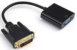 Видео переходник (адаптер) Vinga DVI-D(24+1) - VGA 1080p 0.15m black (VCPDVI241VGA) - миниатюра 3