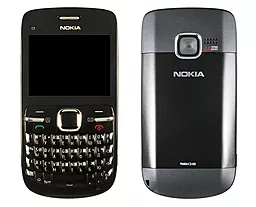 Корпус Nokia C3-00 с клавиатурой Black