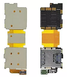 Шлейф Samsung Galaxy S5 G900F c держателем SIM-карты Original