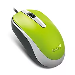 Компьютерная мышка Genius DX-120 (31010105105) Green - фото Компьютерная мышка Genius DX-120 (31010105105) Green