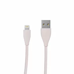 Кабель Maxxter USB-A - Lightning 12w 2.4a 1м cable Peach/Pink (UB-L-USB-01GP) - фото Кабель Maxxter USB-A - Lightning 12w 2.4a 1м cable Peach/Pink (UB-L-USB-01GP)