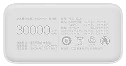 Повербанк Xiaomi Mi 3 30000 mAh QC 18W White (PB3018ZM) - миниатюра 5