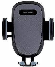 Держатель с автозажимом Borofone BH52 Windy Air Outlet Car Holder Black/Grey - фото Держатель с автозажимом Borofone BH52 Windy Air Outlet Car Holder Black/Grey