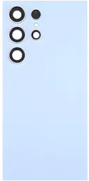 Задняя крышка корпуса Samsung Galaxy S24 Ultra 5G 2024 S928 со стеклом камеры, Original Titanium Blue - фото Задняя крышка корпуса Samsung Galaxy S24 Ultra 5G 2024 S928 со стеклом камеры, Original Titanium Blue