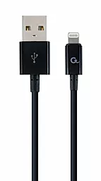 Кабель USB Cablexpert 2m 2.1a Lightning Cable Black (CC-USB2P-AMLM-2M)