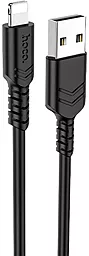 Кабель Hoco X62 Fortune USB-A - Lightning 12w 2.4a 1м cable Black - фото Кабель Hoco X62 Fortune USB-A - Lightning 12w 2.4a 1м cable Black
