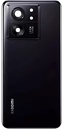 Задняя крышка корпуса Xiaomi 13T / 13T Pro со стеклом камеры Black - фото Задняя крышка корпуса Xiaomi 13T / 13T Pro со стеклом камеры Black