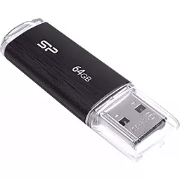 Флешка Silicon Power 64GB Ultima U02 Black USB 2.0 (SP064GBUF2U02V1K) - мініатюра 3
