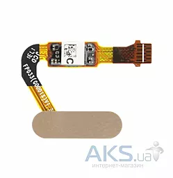 Шлейф Huawei Mate 10 (ALP-L09 / ALP-L29) зі сканером відбитка пальця, Original Gold - фото Шлейф Huawei Mate 10 (ALP-L09 / ALP-L29) зі сканером відбитка пальця, Original Gold