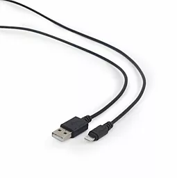 Кабель USB Cablexpert 0.1m Lightning Cable Black (CC-USB2-AMLM-0.1M) - миниатюра 2