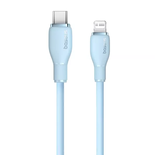 Кабель Baseus Pudding Series USB Type-C - Lightning 20w 3a 1.2м PD сable Blue (P10355701311-00) - фото 2