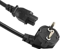 Кабель живлення CEE 7/7 - C5 3x0.75mm 1.8m black (PC-186 CEE7/7-IECC5CU18) Voltronic