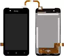 Дисплей HTC Desire 210 (d210h) з тачскріном, Black - фото Дисплей HTC Desire 210 (d210h) з тачскріном, Black