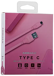 Кабель USB Momax Go Link Type-C Pink (DTA7P) - миниатюра 6