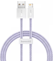 Кабель USB Baseus Dynamic 2 12w 2.4a Lightning cable Purple (CALD040005)