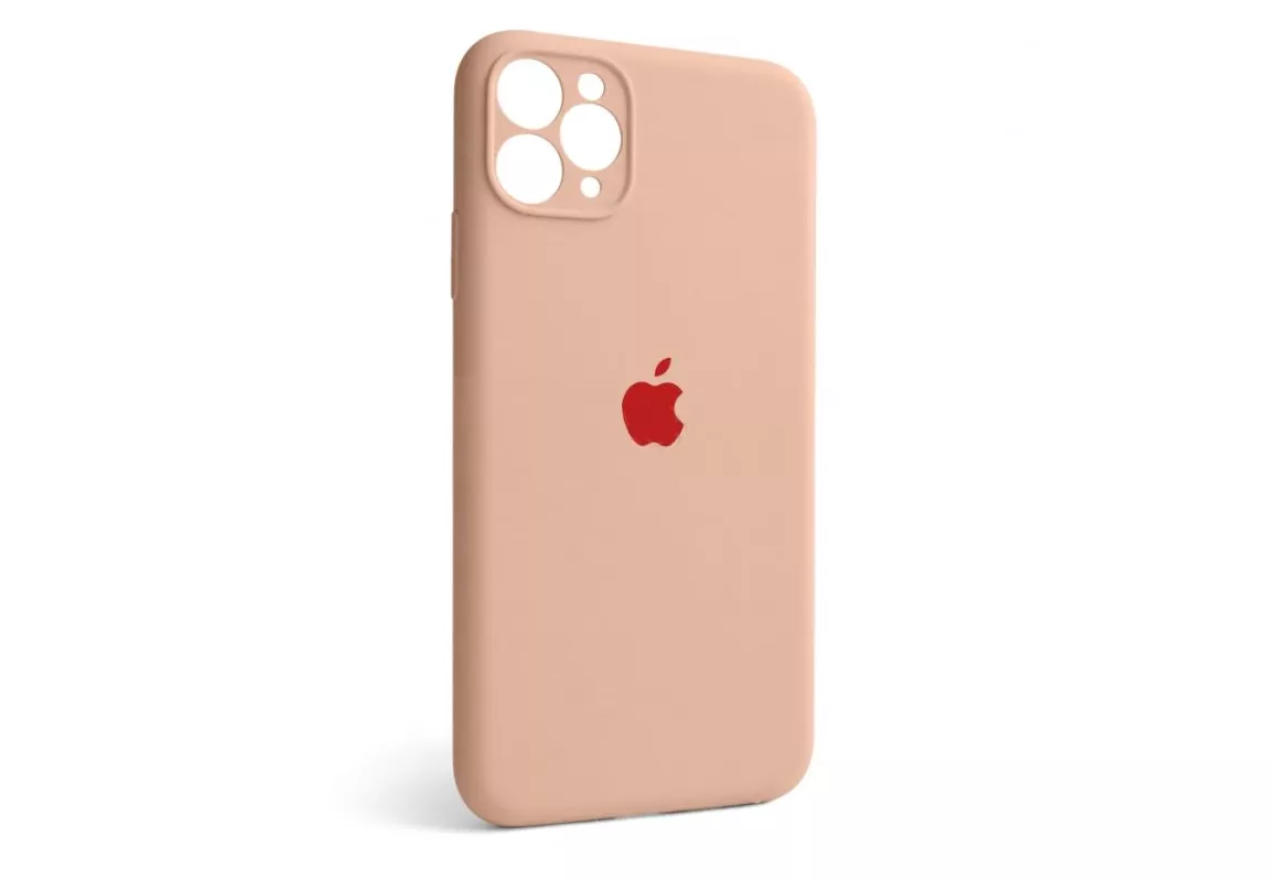 Чехол Silicone Case Full Camera для Apple iPhone 11 Pro Max Grapefruit - фото 1