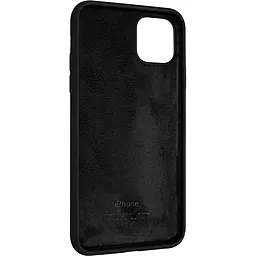 Чехол Silicone Case Full для Apple iPhone 12, iPhone 12 Pro Black - миниатюра 2