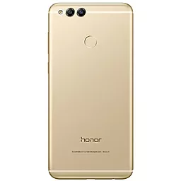 Задняя крышка корпуса Huawei Honor 7X (BND-L21) со стеклом камеры Gold