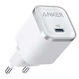 Сетевое зарядное устройство Anker Nano Charger 45w PD USB-C port fast charger White (A2692L21) - фото Сетевое зарядное устройство Anker Nano Charger 45w PD USB-C port fast charger White (A2692L21)