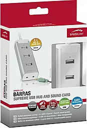 USB хаб Speedlink Barras Supreme Silver (SL-140003-SR) 3хUSB2.0 - миниатюра 4