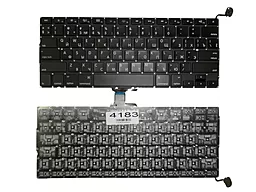 Клавиатура для ноутбука Apple MacBook Pro 13" A1278 горизонтальный Enter черная