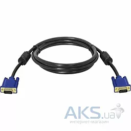 Видеокабель VGA 1.8m Черный 1TOUCH - фото Видеокабель VGA 1.8m Черный 1TOUCH