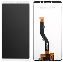 Дисплей Meizu M8 Note, Note 8 (M822) с тачскрином, White - фото Дисплей Meizu M8 Note, Note 8 (M822) с тачскрином, White