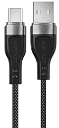 Кабель AceFast C11-04 USB-A - Type-C 15w 3a 1.2м cable Black