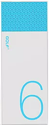 Повербанк GOLF Hive6 6000mAh White/Blue - фото Повербанк GOLF Hive6 6000mAh White/Blue