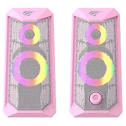Колонки акустические Havit HV-SK202 Pink - фото Колонки акустические Havit HV-SK202 Pink