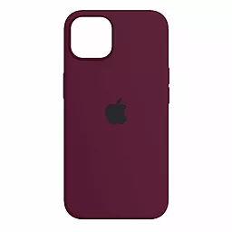 Чохол Silicone Case Full для Apple iPhone 15 Pro Marsala