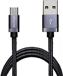 Кабель Grand-X USB-A - micro USB 15w 3a 1м cable Black (FM-07)