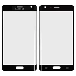 Корпусне скло дисплея Samsung Galaxy Note Edge N915 Black