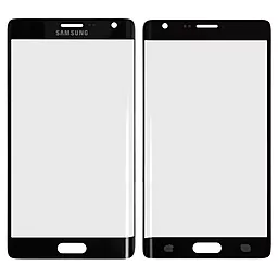 Корпусное стекло дисплея Samsung Galaxy Note Edge N915 Black - фото Корпусное стекло дисплея Samsung Galaxy Note Edge N915 Black