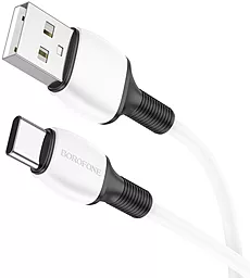 Кабель Borofone BX84 Rise USB-A - Type-C 15w 3a 1м cable White - миниатюра 2 Кабель Borofone BX84 Rise USB-A - Type-C 15w 3a 1м cable White - миниатюра 2