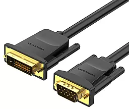 Видеокабель DVI-D(24+1) - VGA 1080p 60hz 1.5m black (EABBG) Vention - фото Видеокабель DVI-D(24+1) - VGA 1080p 60hz 1.5m black (EABBG) Vention