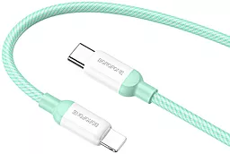 Кабель Borofone BX68 USB Type-C - Lightning 20w 3a 2м PD сable Green - миниатюра 3