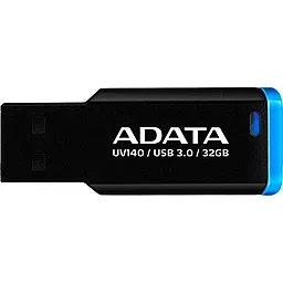Флешка ADATA 32GB UV140 Black+Blue USB 3.0 (AUV140-32G-RBE) - фото Флешка ADATA 32GB UV140 Black+Blue USB 3.0 (AUV140-32G-RBE)