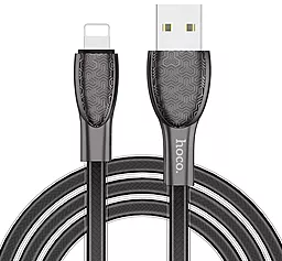 Кабель USB Hoco U52 Bright For Lightning Cable Black