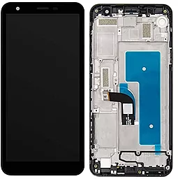 Дисплей LG K30 2019 (LM-X320EMW, LM-X320ZMW) з тачскріном і рамкою, Black