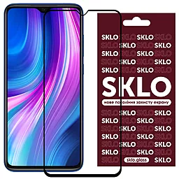 Защитное стекло SKLO 3D Full Glue Xiaomi Redmi Note 8 Pro Black - фото Защитное стекло SKLO 3D Full Glue Xiaomi Redmi Note 8 Pro Black