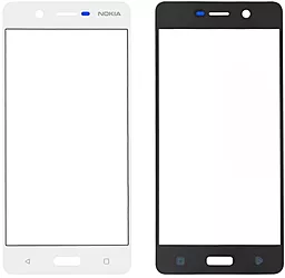 Корпусне скло дисплея Nokia 5 Dual Sim (TA-1024, TA-1027, TA-1044, TA-1053), оригінал, White - фото Корпусне скло дисплея Nokia 5 Dual Sim (TA-1024, TA-1027, TA-1044, TA-1053), оригінал, White