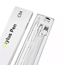 Стилус Stylus Pen iPad C04 White - мініатюра 4 Стилус Stylus Pen iPad C04 White - мініатюра 4