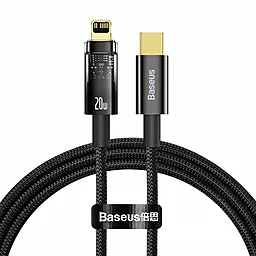 Кабель USB PD Baseus Explorer 20W USB Type-C - Lightning Cable Black (CATS000001)