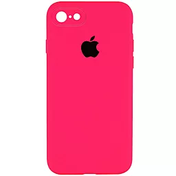 Чохол Silicone Case Full Camera Square для Apple iPhone 6, iPhone 6s Barbie Pink